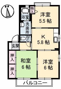 ＹＵＩハイツ 間取り