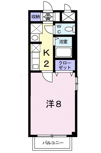 カーサ・ソレアードⅡ番館 間取り