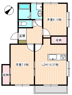 イルソーレⅠ 間取り