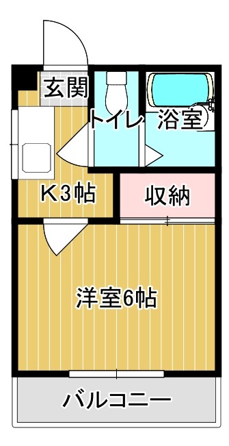 コーポ山の田 間取り