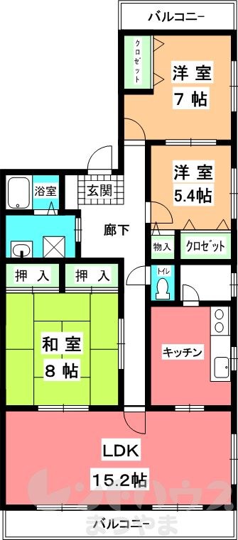 プレジール道後 間取り