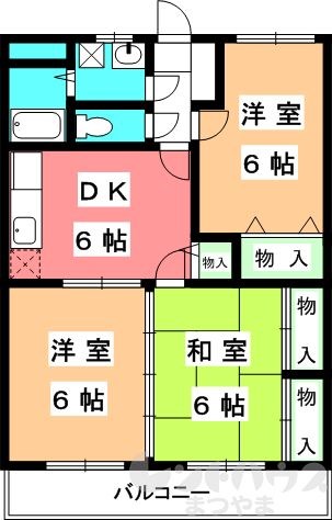 ユーミー乃万Ⅱ 間取り