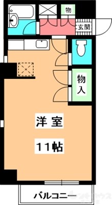 シャルマンコーポ湊町 間取り