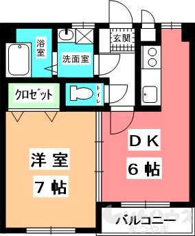 大進第5ハイツ 間取り