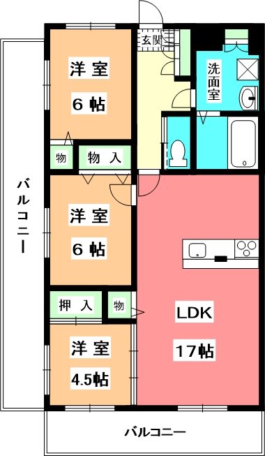 アドラーブル道後 間取り