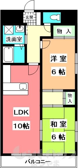 ロイヤルアネックス喜与町 間取り