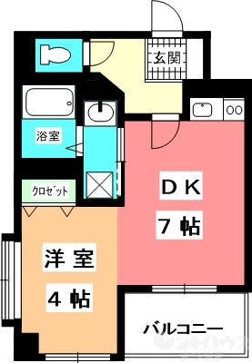 オスト・ヴォルケ東雲 間取り