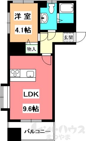 ヴァレーレ県庁前 間取り