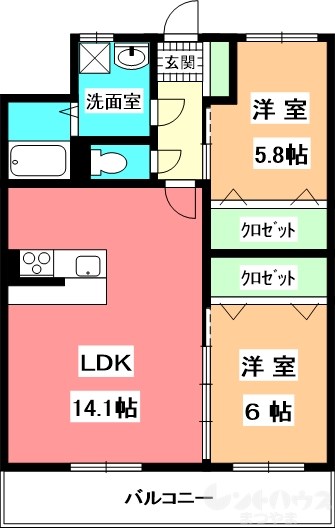 ユーミー栗林 間取り