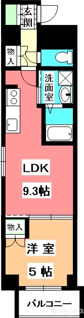グランフォレス鉄砲町 間取り