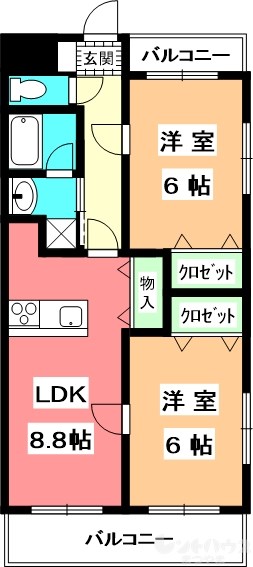 喜与町ジョア 間取り