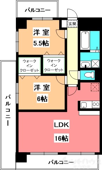 久米ツインタワービル 間取り