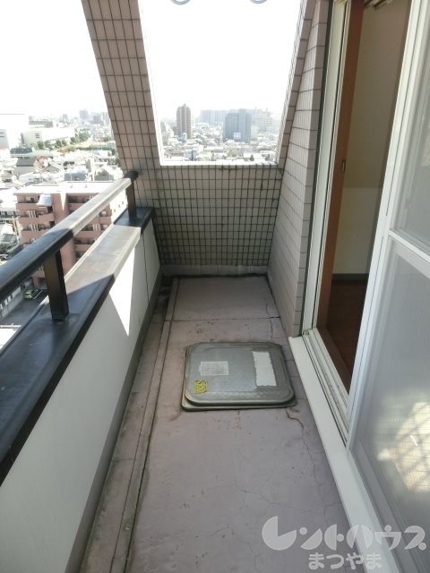 シャルマン道後 ベランダ