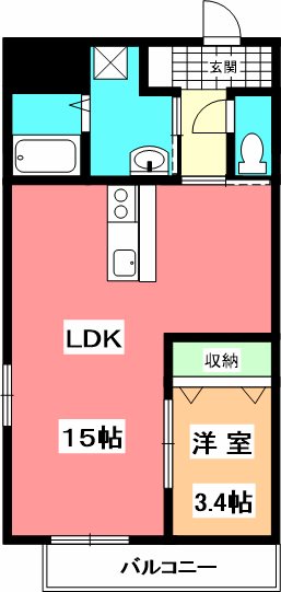 メゾンドール平和通 間取り