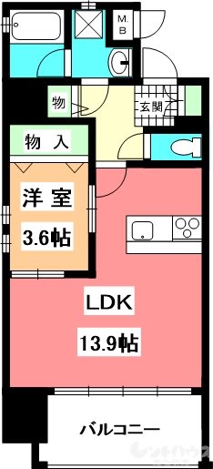 スペルビア勝山 間取り