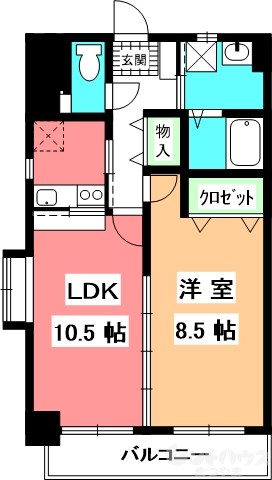 ピリカコスモス北持田 間取り