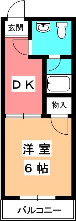 ウィング西一万 間取り