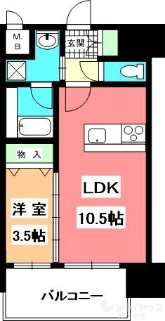 スペルビア勝山 間取り