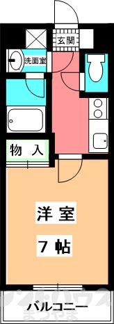 ハイツサンシャインⅡ 間取り