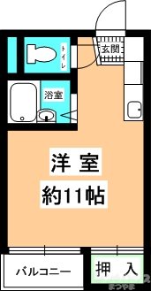 ビューハイツ島口 間取り