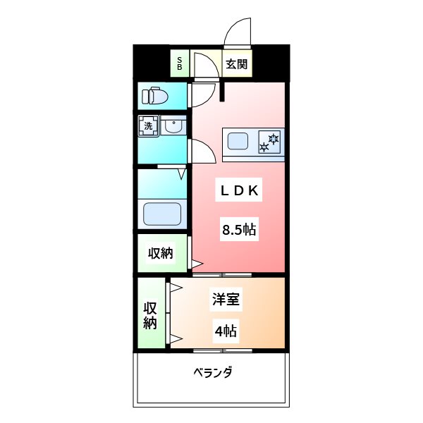 GRANDE　ARCHE　EDAMATSU 間取り