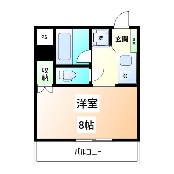メゾンパルサー道後 間取り
