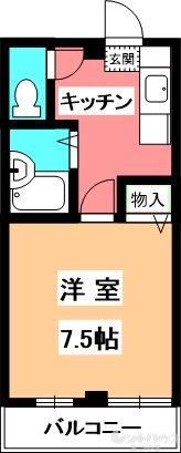 ハイツ島口 間取り