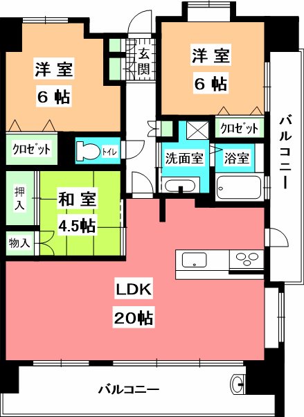 ロージュ味酒 間取り