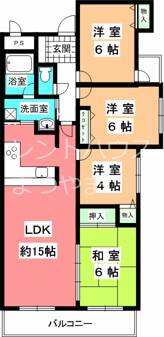 KマンションNo.3 間取り