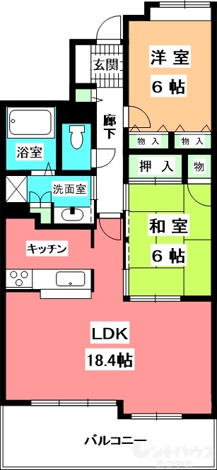 ジョイフルプラザ松末 間取り