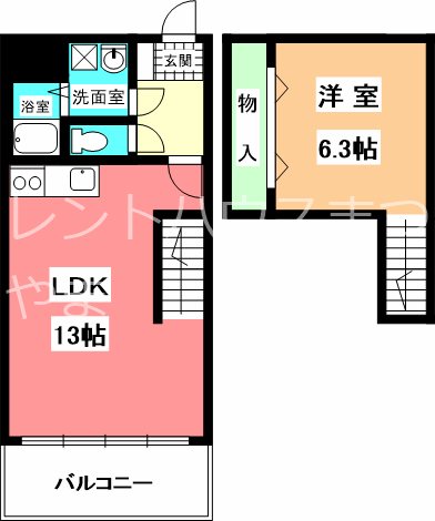 リューレント河原町 間取り