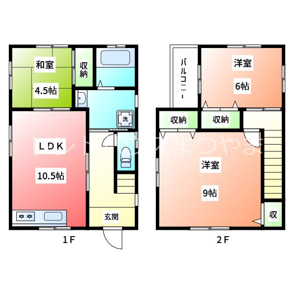 鷹子借家 間取り