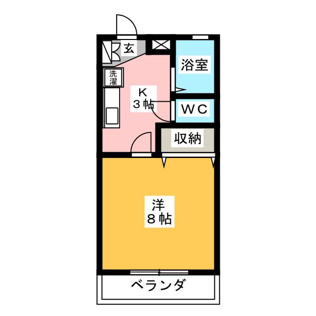 コーポプリデール 間取り