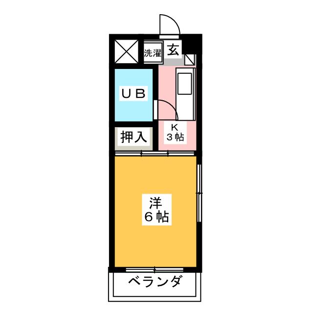 アベニュー石川橋 間取り