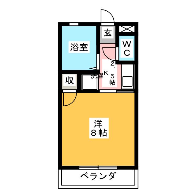 ハイツイーストリバーサンシャインＢ 間取り