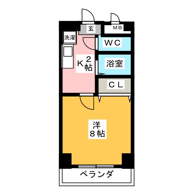 パル松ヶ枝 間取り