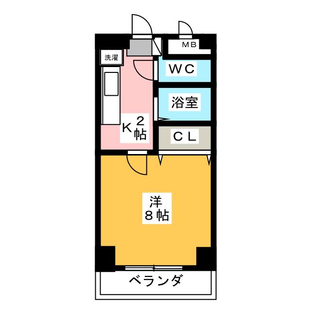 パル松ヶ枝 間取り