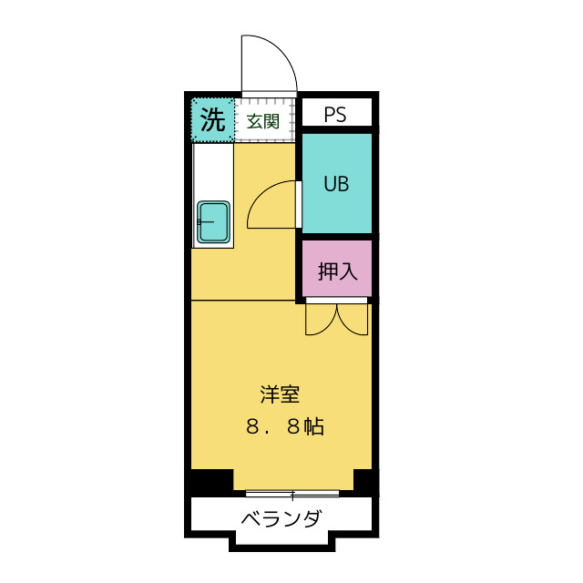 カルボンヌ音聞山 間取り