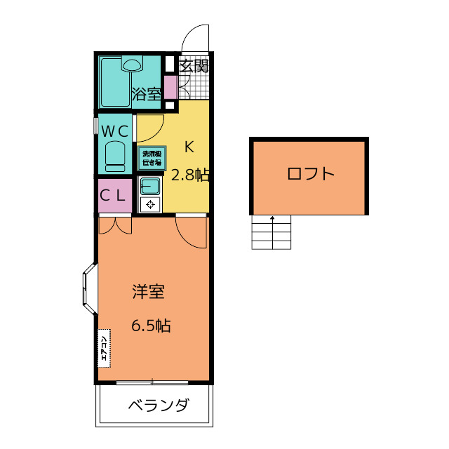シャトレー中平 間取り