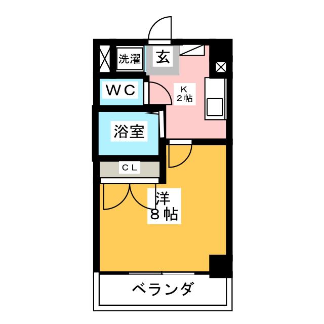 ヤマトマンション大須Ⅰ 間取り