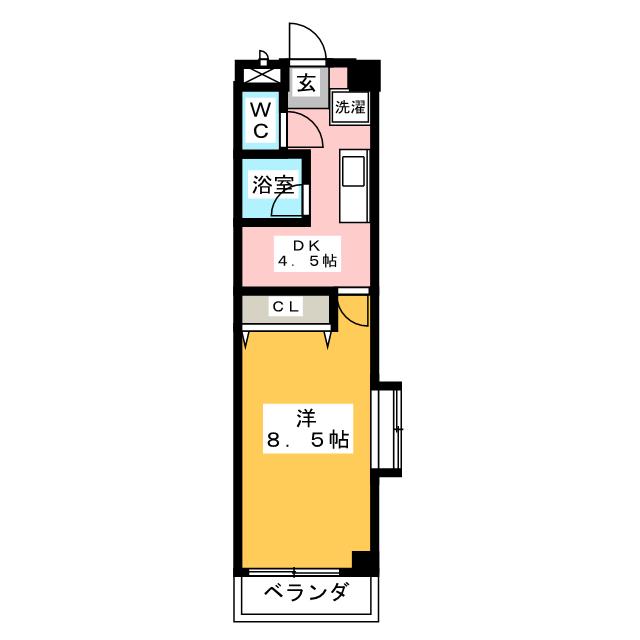 バンベール高辻 間取り