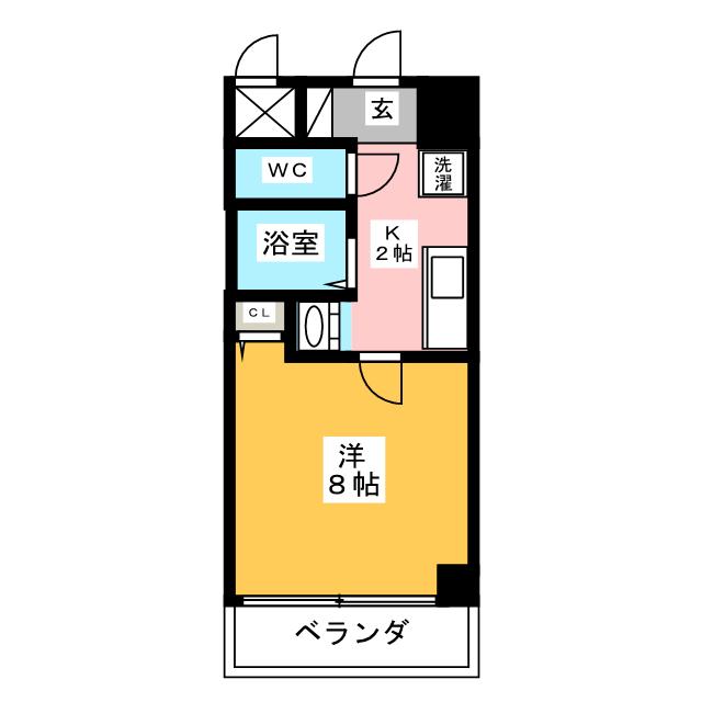 ヤマトマンション大須Ⅴ 間取り
