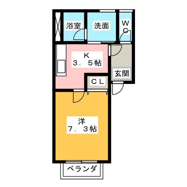 サニーコート上浜Ｂ 間取り
