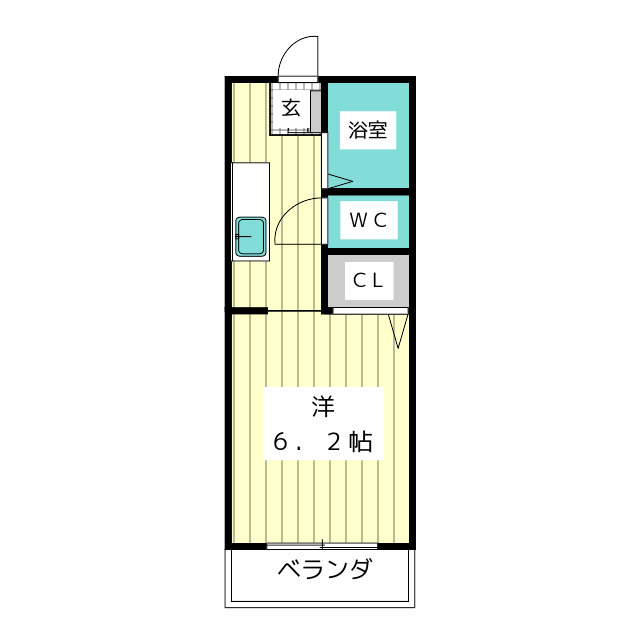サンビレッヂ平和が丘　ＥＡＳＴ 間取り