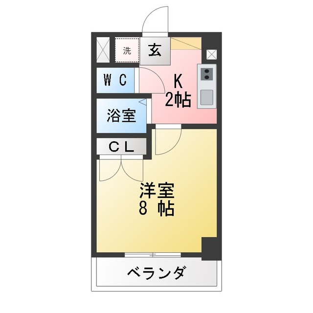 ヤマトマンション大須Ⅰ 間取り