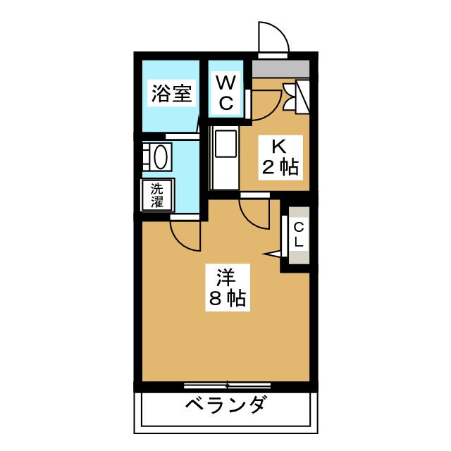 クレフラスト矢田Ａ棟 間取り