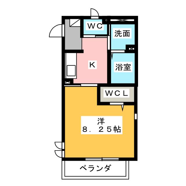 Ｍｏｎ　Ｐｅｒｅ（モン　ペール） 間取り