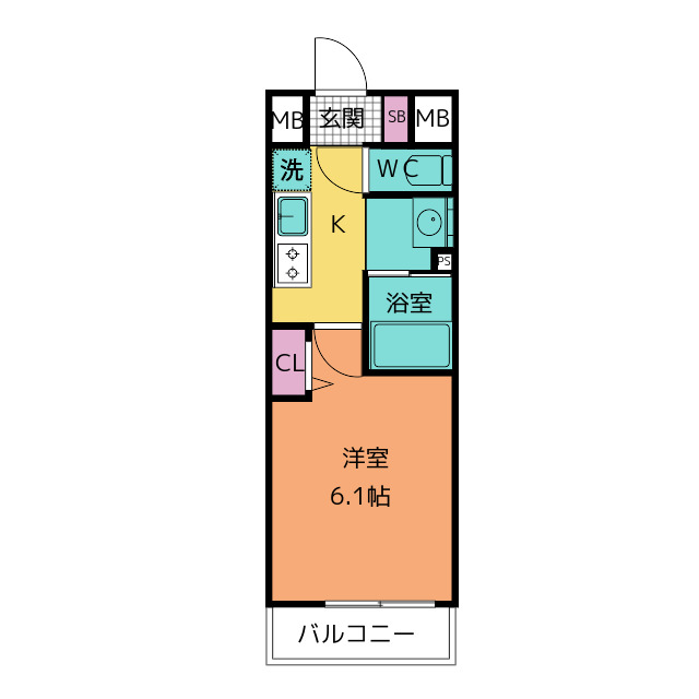 ラグゼナ上前津 間取り
