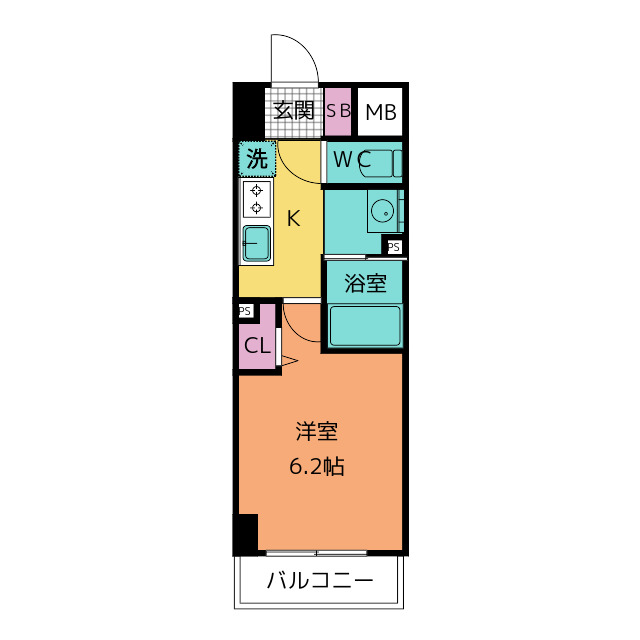 ラグゼナ上前津 間取り