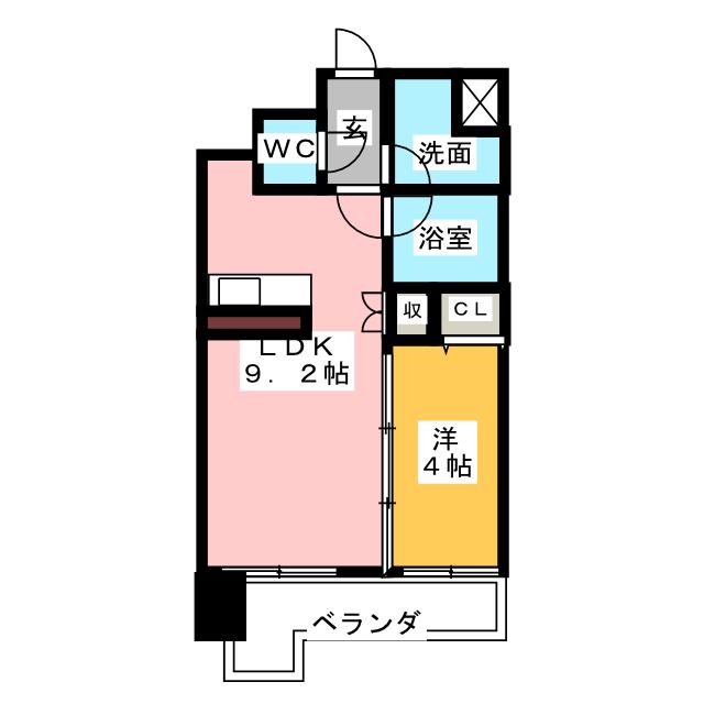 LaSante東別院 間取り
